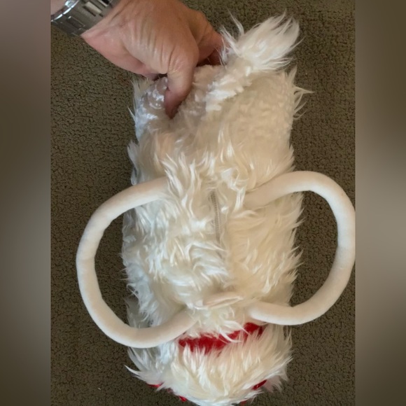 New Vintage Olly & Friends Dog White Poodle Bag “Empress Emily” Double handles - Picture 9 of 9